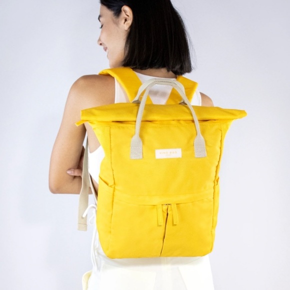 KIND BAG LONDON Tuscan Sun Yellow Hackney 2.0 Backpack Medium main image 7